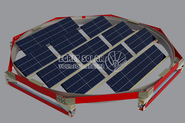 PV flotatzailea aire konprimituaren energia biltegiratzearekin konbinatuz