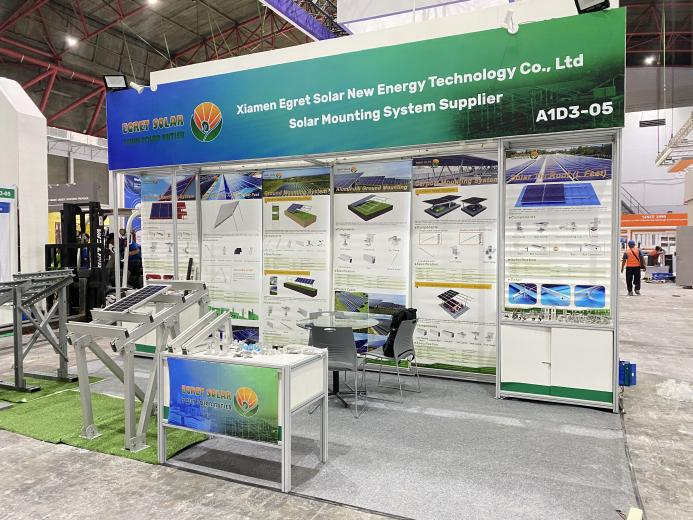 Egret Eguzki Muntatzeko euskarria Solartech Indonesian distira egiten du 2026an