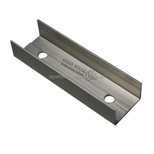 40 * 40 mm-ko aluminiozko errail-konektorea