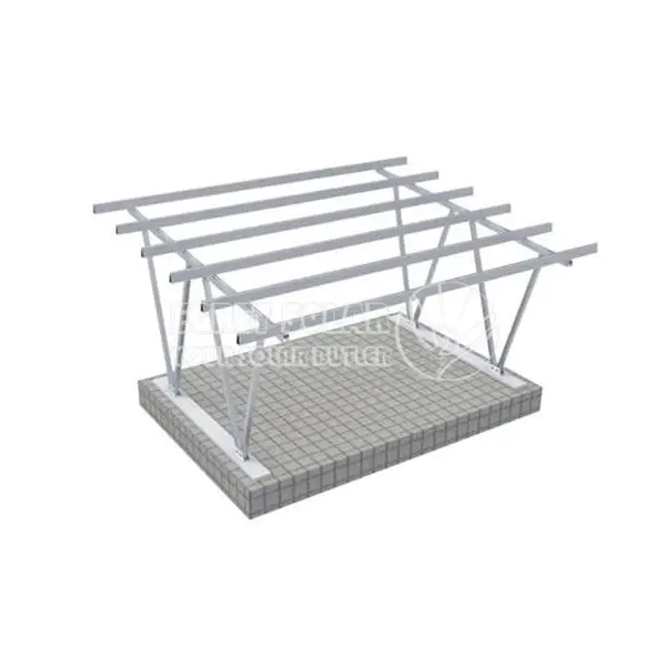 Eguzkiaren Carport Muntatzeko Sistema