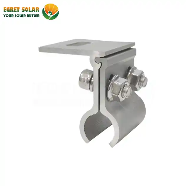 Metal roof solar standing seam roof clamp