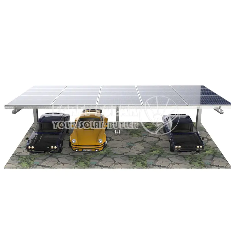 Post Bakarreko Solar Carport sistema