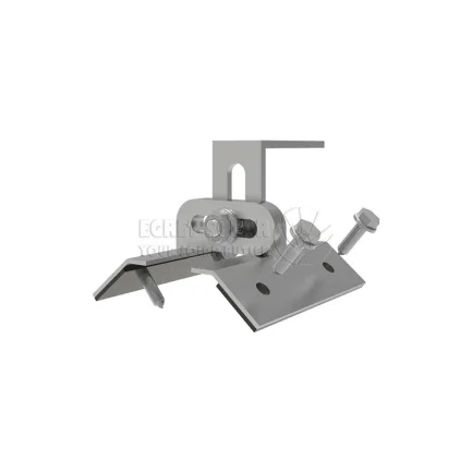 Xafla trapezuzkoa Metal Standing-Seam Clamp Trapezoidal Teilatu Muntatzea